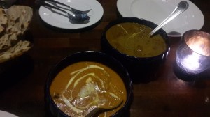 Butter Chicken and Makhani daal